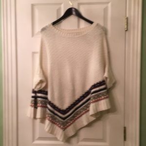 Anthropologie poncho sweater